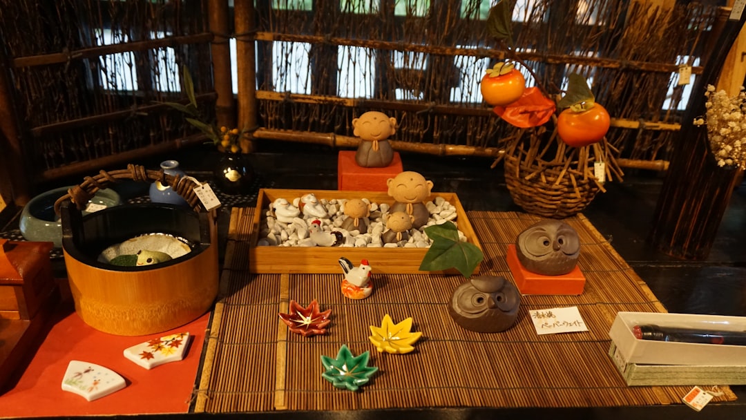 An inviting table setting featuring an assortment of Japanese ceramic dishes, showcasing their intri