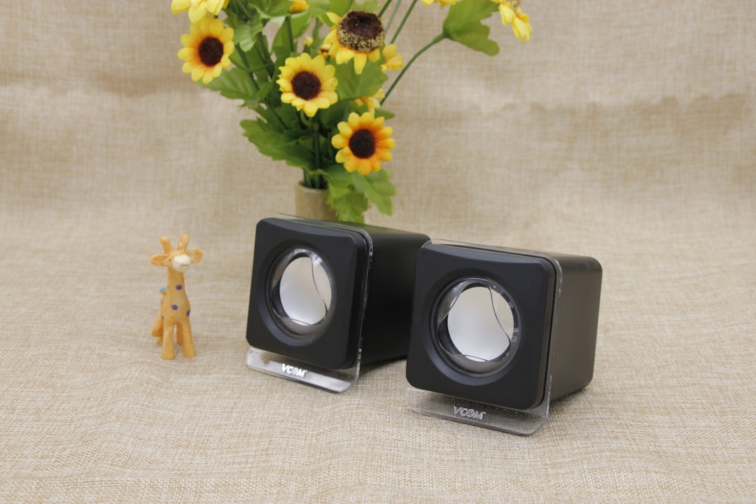 A visually striking image featuring a variety of Audio-Technica products, including headphones, turn