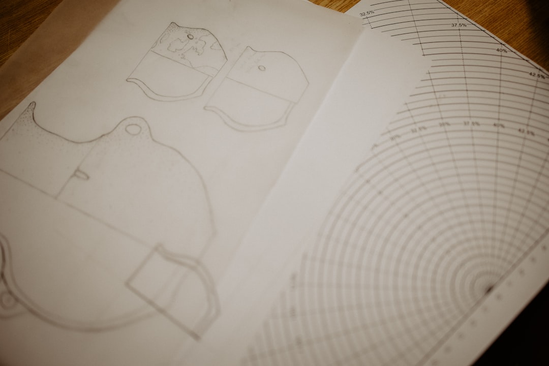 Image of the Hobonichi Techo with a colorful cover, open to a page filled with sketches and notes, s