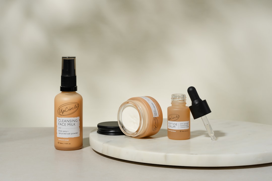 A visually appealing image showcasing both Kanebo and Muji cleanser products elegantly arranged on a