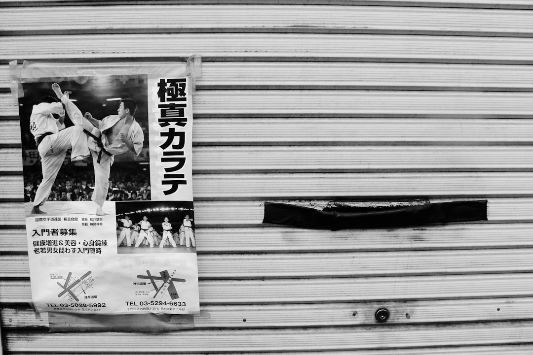 Photo of the historic city of Seki, Japan, showing traditional knife makers at work or an artisan wo