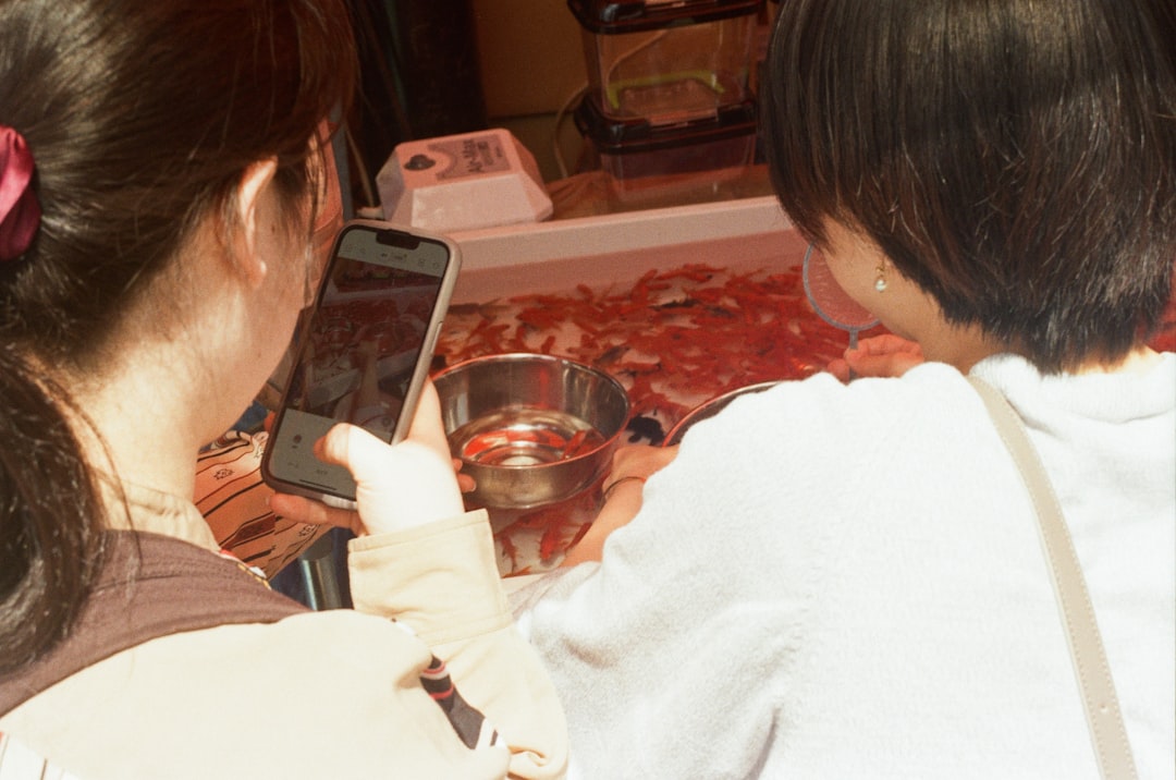 Photo of a Japanese woman gently applying the Facial Treatment Essence with a patting motion, illust