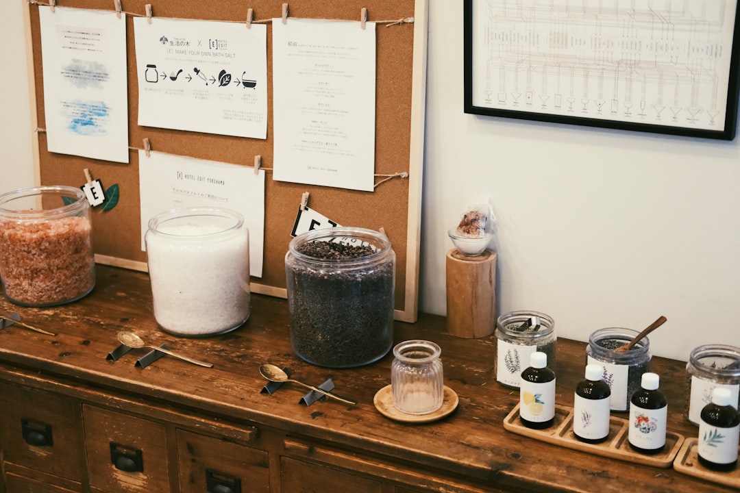 Close-up shot of a scientist or researcher in a lab setting examining yeast fermentation, symbolizin